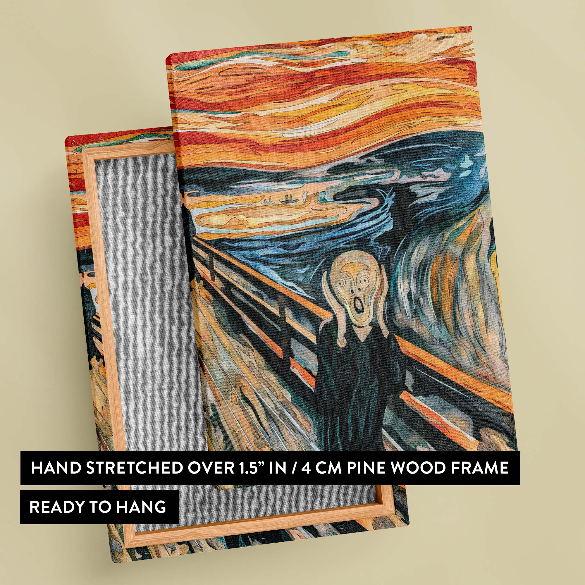 The Scream - Famous Emotional Expressionist Scene By Edvard Munch