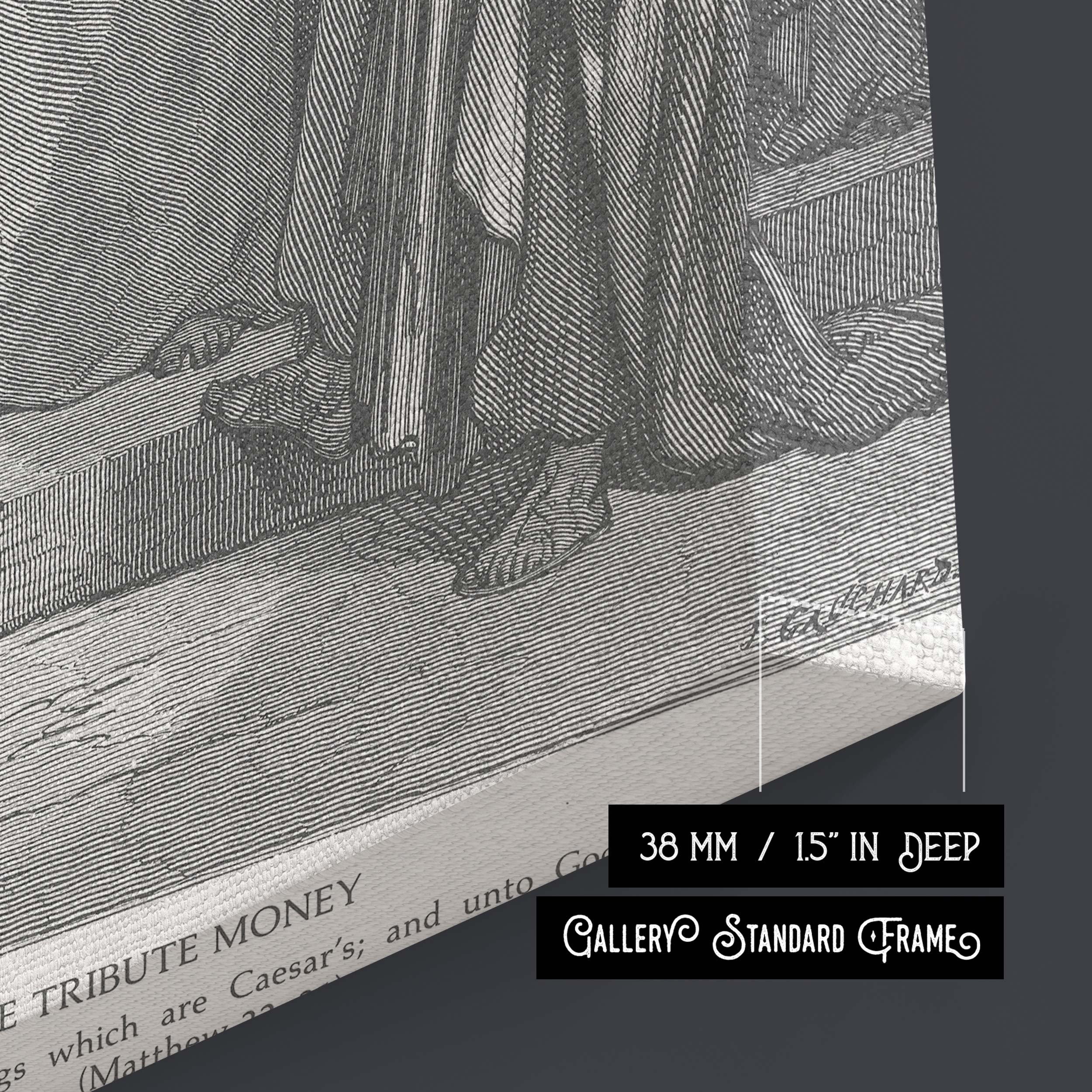 Tribute Money by Gustave Doré