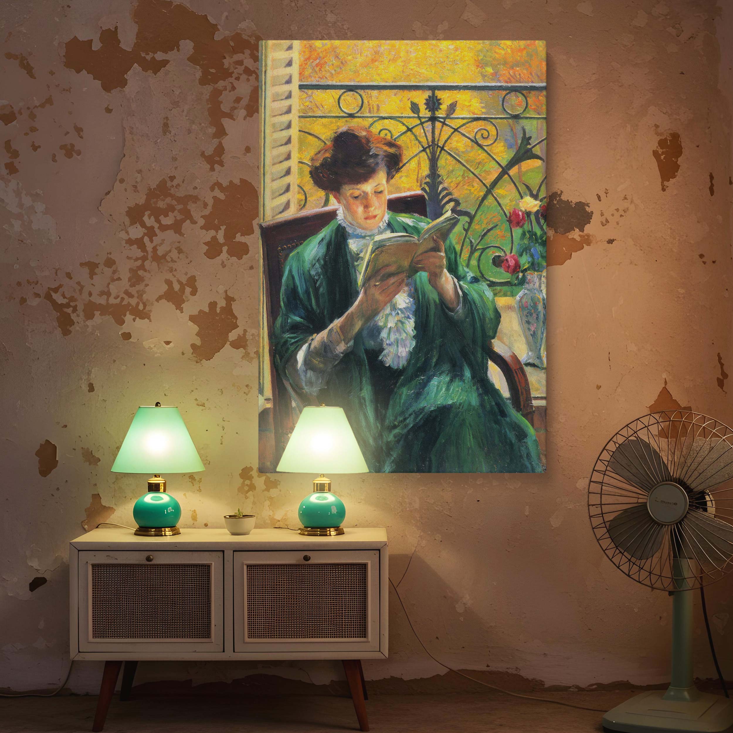 Woman Reading by Yamashita Shintaro, from the Living Room collection