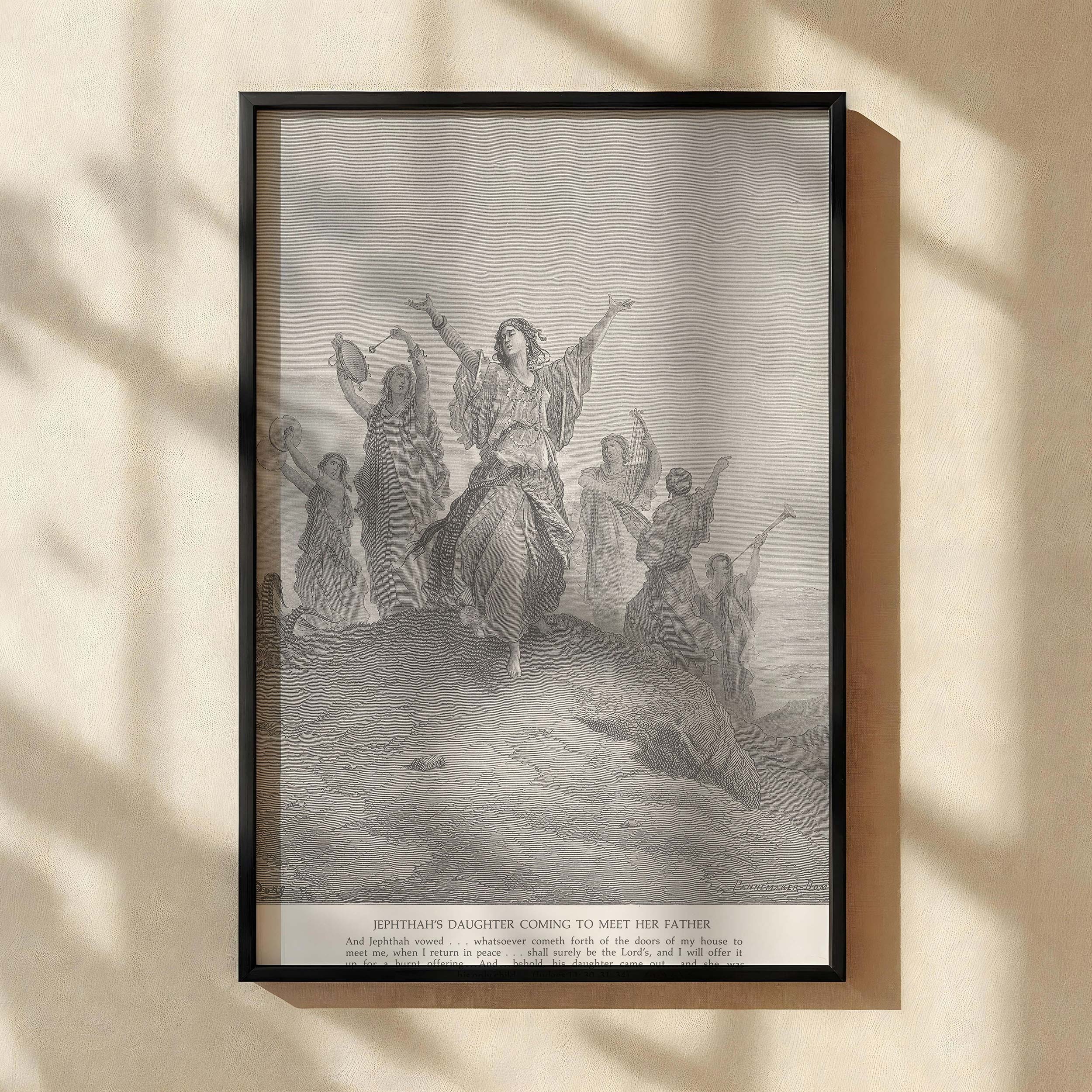 Women Dance in Joy by Gustave Doré - Victory Celebration Scene