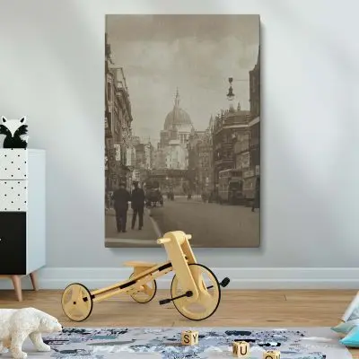 Fleet Street London cityscape canvas