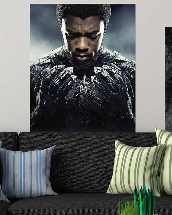 Movie-inspired art print displayed in a room