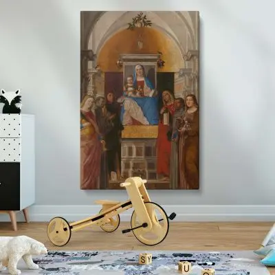 Madonna and Child with Saints canvas