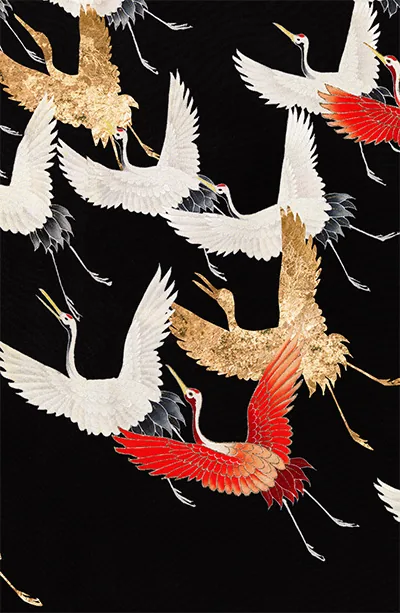 Japandi canvas art in a calm living room